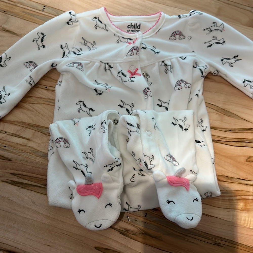 Carter’s Child of Mine Fleece Unicorn Sleeper